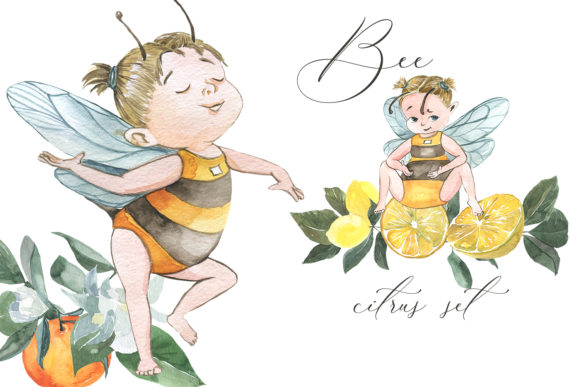 Bee. Citrus Set: A Vibrant Addition to Your Creative Toolkit