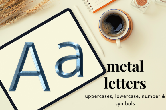 Blue Sparkle Font, Metallic Typography: A Shiny Addition to Your Design Workflow