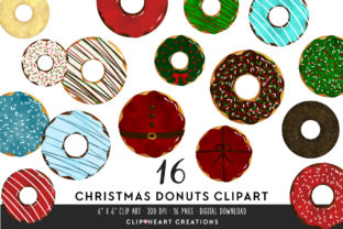 Christmas Donut Clipart: A Versatile Creative Resource for Holiday Projects
