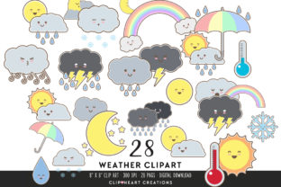 Cute Weather Clipart: A Versatile Resource for Creative Projects