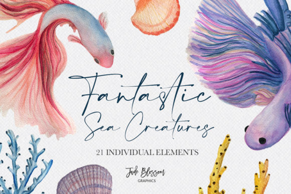 Discover the Magic of Fantastic Sea Creatures: A Creative Resource for Modern Designers