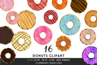 Donut Clipart: A Sweet Addition to Your Creative Projects
