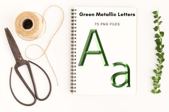 Green Decorative Alphabet Set: A Versatile Tool for Creative Projects