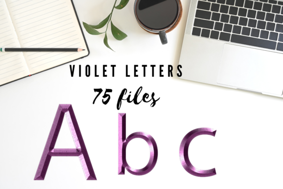 Purple Shiny Font, Wedding Romantic Font