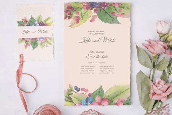 Watercolor Greenery Frames Clipart for Creative Design Projects